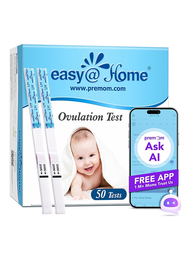 Easy Home 50-Piece Home Ovulation Test Strip Kit  - Image 1