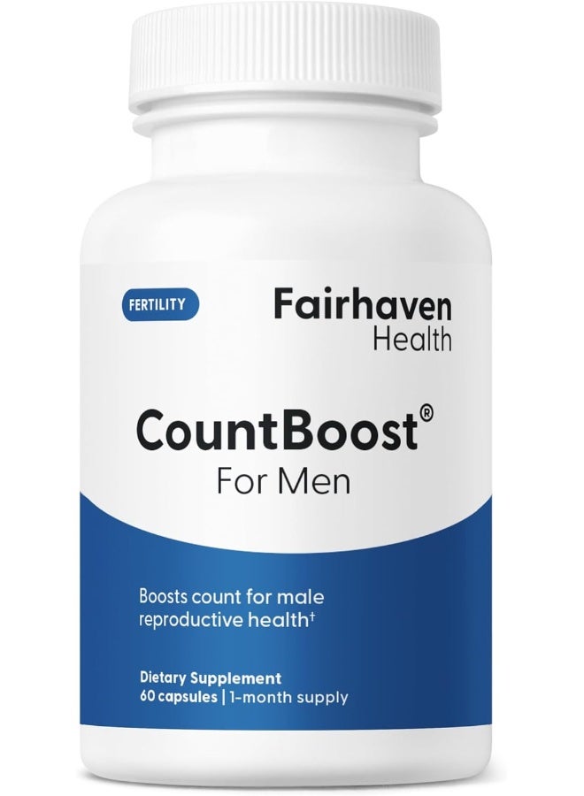 فايرهايفن هيلث Fairhaven Health، كاونت بوست للرجال، 60 كبسولة - Image 1