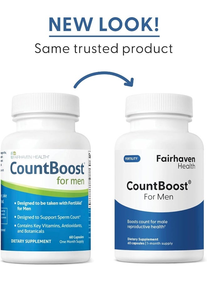 فايرهايفن هيلث Fairhaven Health، كاونت بوست للرجال، 60 كبسولة - Image 5