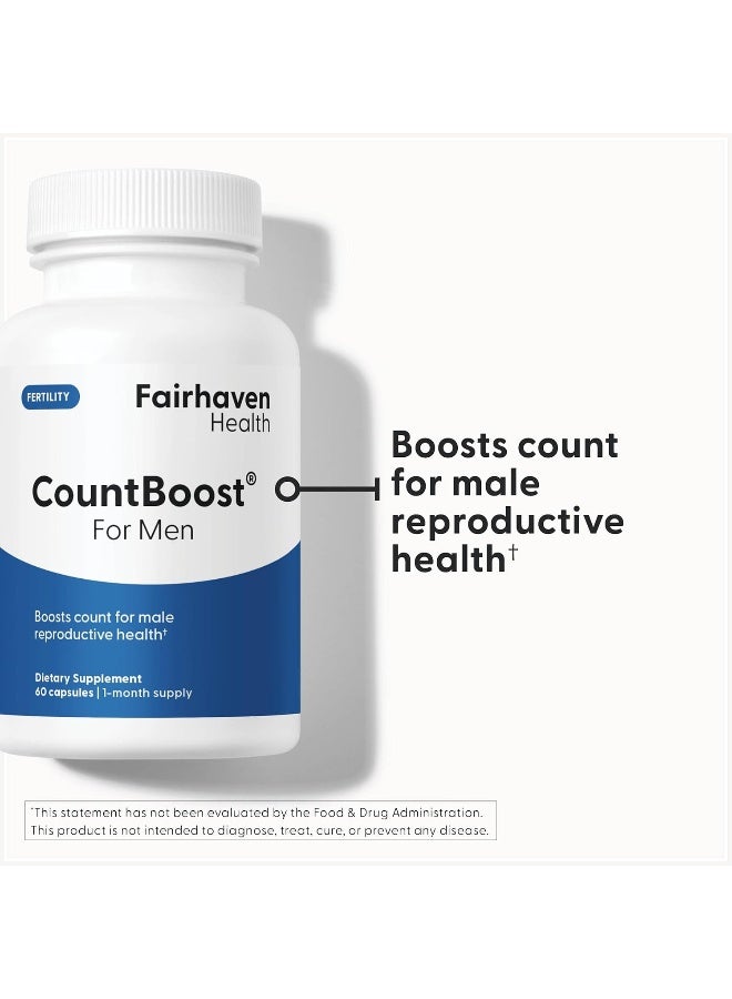 فايرهايفن هيلث Fairhaven Health، كاونت بوست للرجال، 60 كبسولة - Image 4