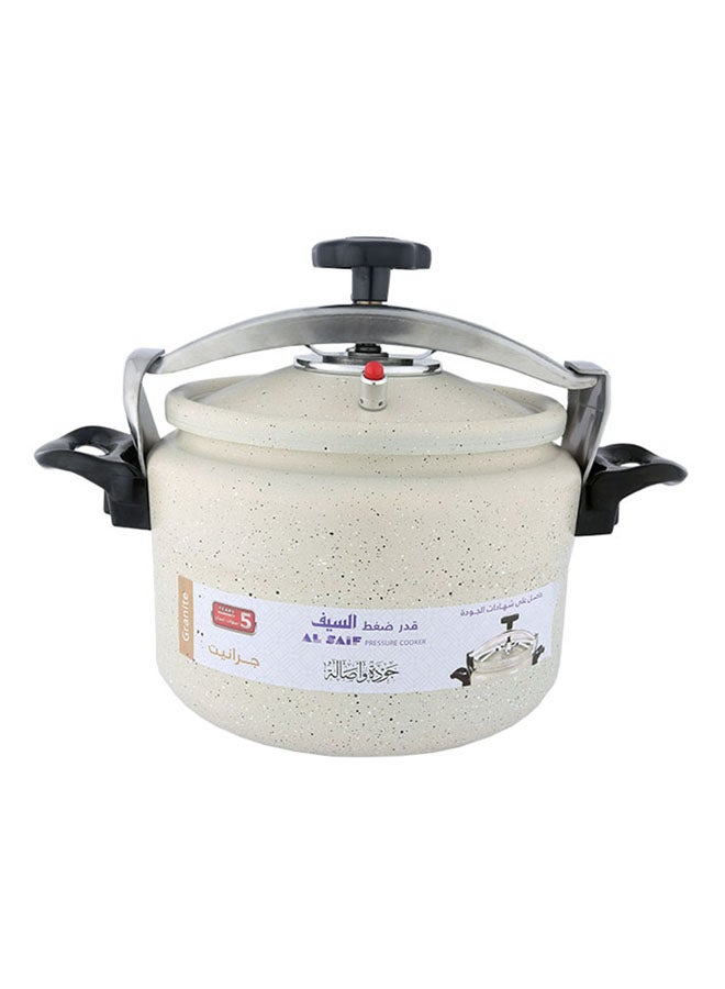 Alsaif Al Saif Aluminium Granite Pressure Cooker Granite 15Liters 