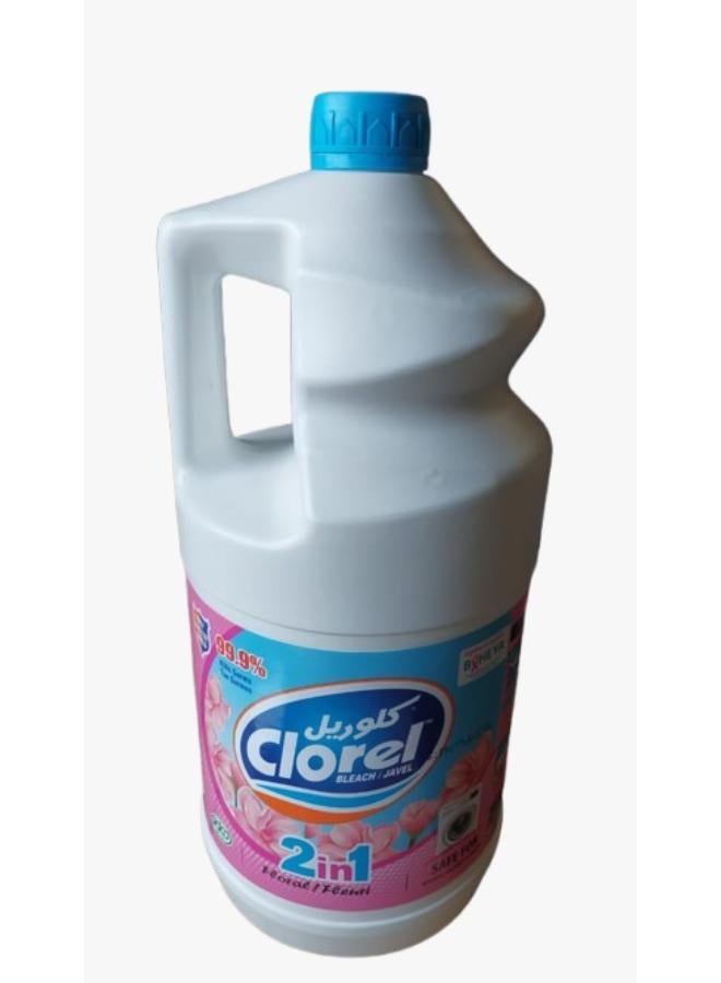 Clorel 2 In 1 Floral Liquid Bleach For Front Load 4kg  - Image 2