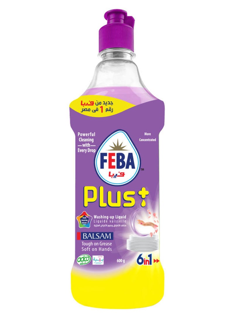 Plus Balsam Liquid Dishwashing 600grams