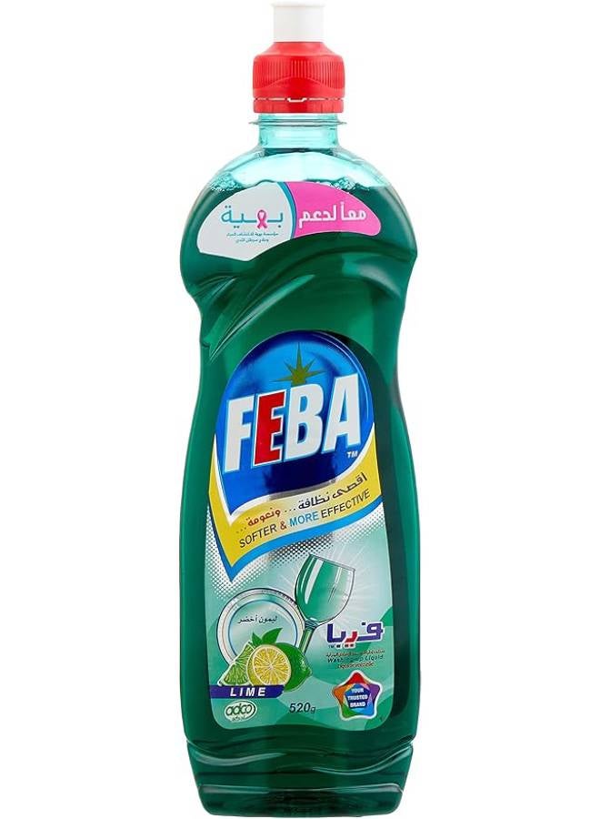 FEBA - Liquid Dish Cleaner With Green Limon Scent 730ml - Image 1