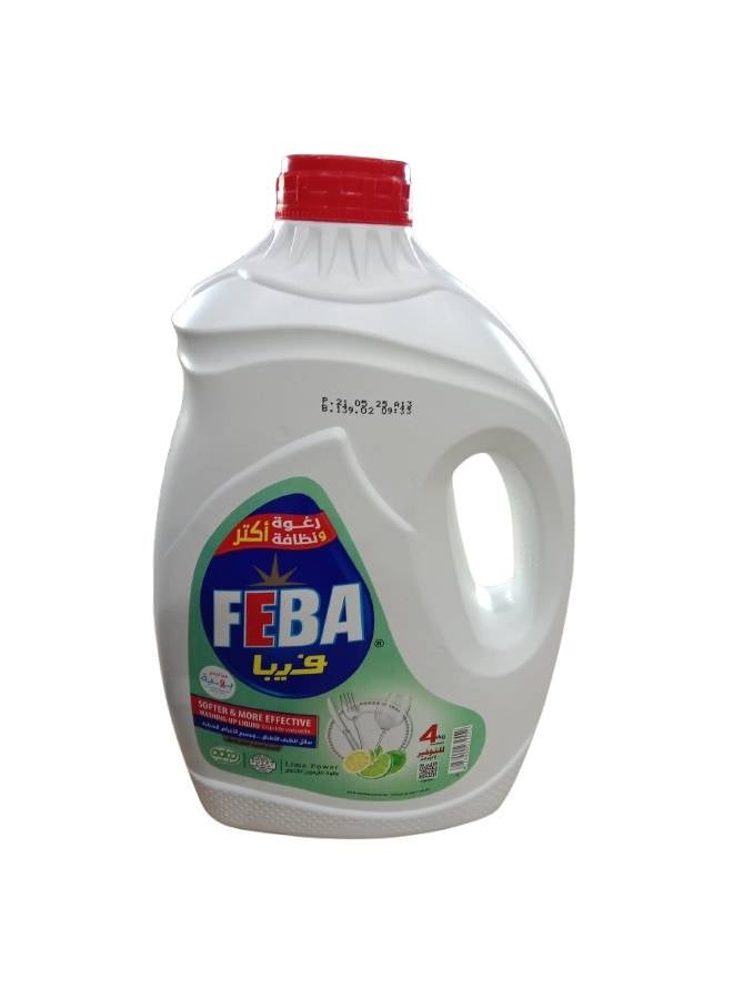 FEBA Liquid Dish Cleaner With Green Lemon Scent