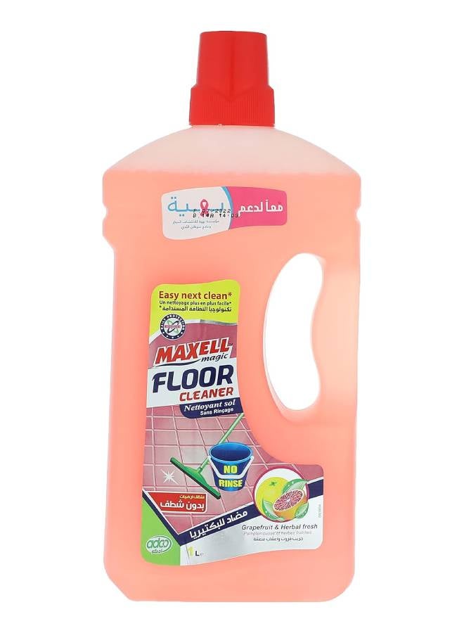 Maxell Grape Fruit And Herbal Fresh Scent Magic No-Rinse Floor Cleaner 1.8Liters 