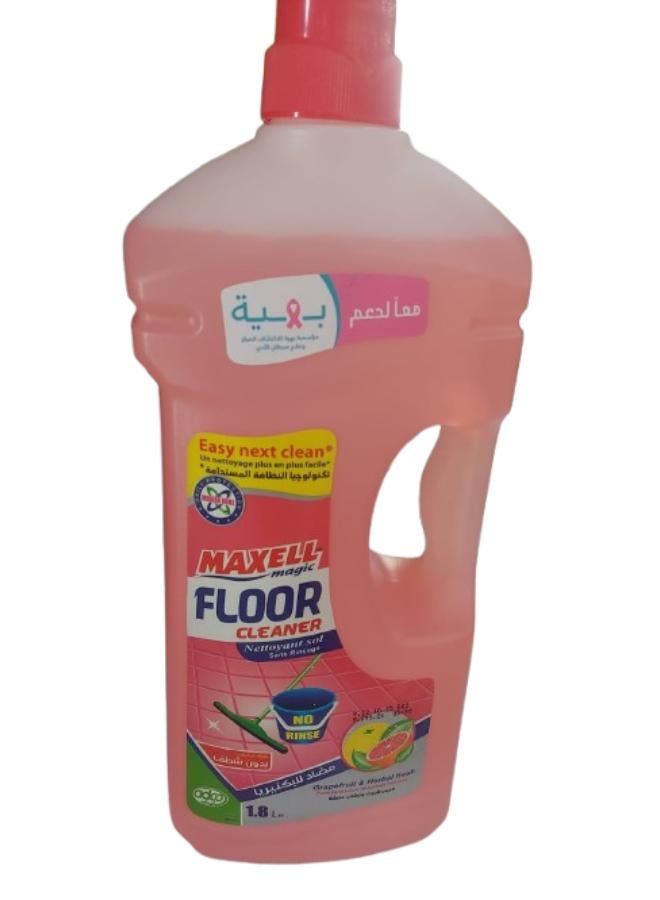Grape Fruit And Herbal Fresh Scent Magic No-Rinse Floor Cleaner 1.8Liters