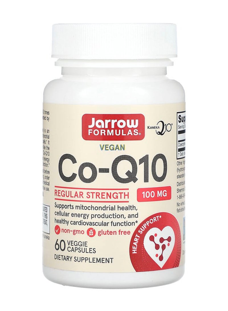 jarrow formulas Co-Q10 Promotes Cellular Energy Production 60-Capsule - Image 1