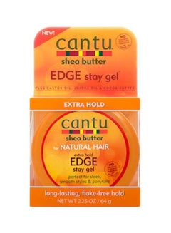 Cantu Pack Of 6 Shea Butter Edge Stay Gel  - Image 3