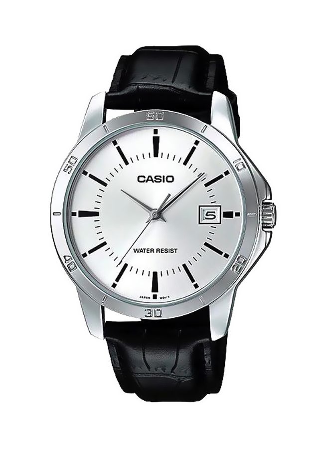 CASIO Men's Water Resistant Analog Watch MTP-V004L-7AUDF - 42 mm - Black - Image 1