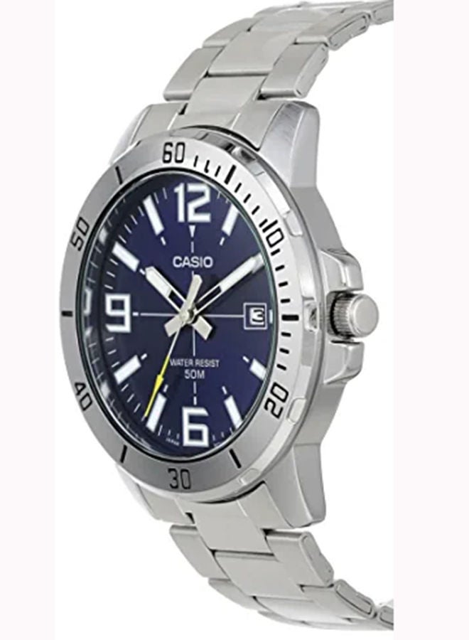 CASIO Men's Water Resistant Analog Watch MTP-VD01D-2BVUDF - 49 mm - Silver - Image 5