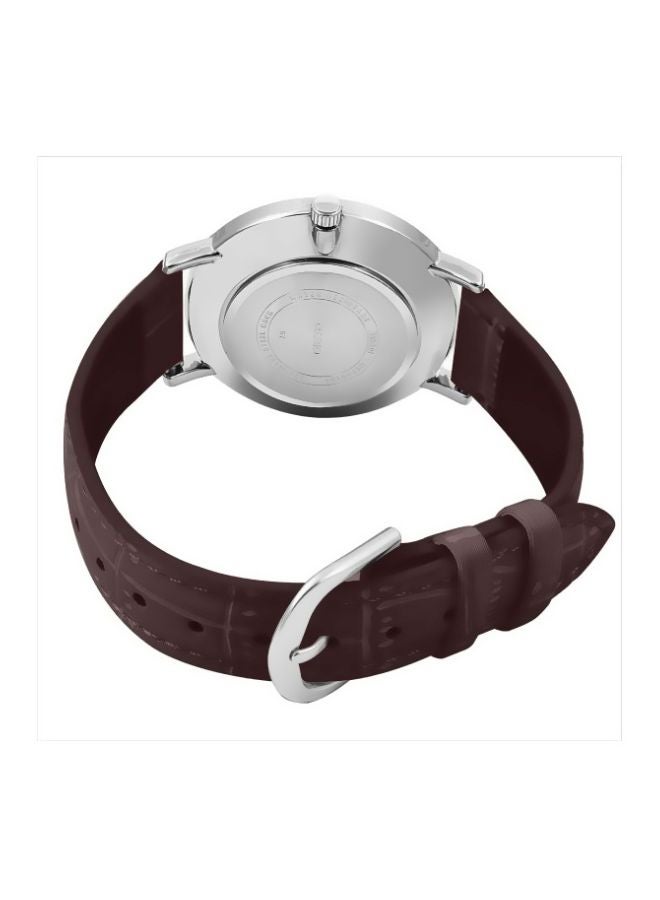 CASIO Men's Water Resistant Analog Watch MTP-VT01L-2BUDF - 40 mm - Brown - Image 2