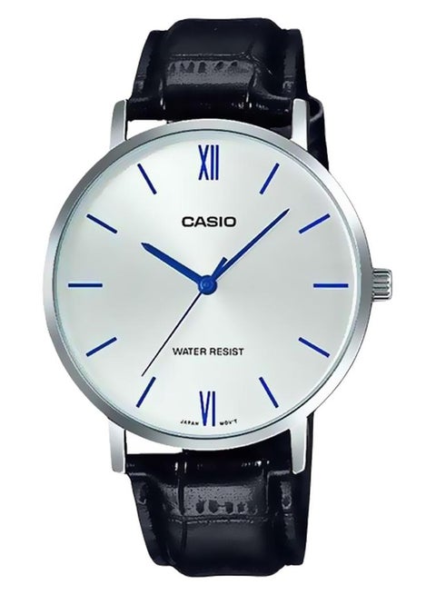 Men's Enticer Analog Watch MTP-VT01L-7B1UDF - 40 mm - Black