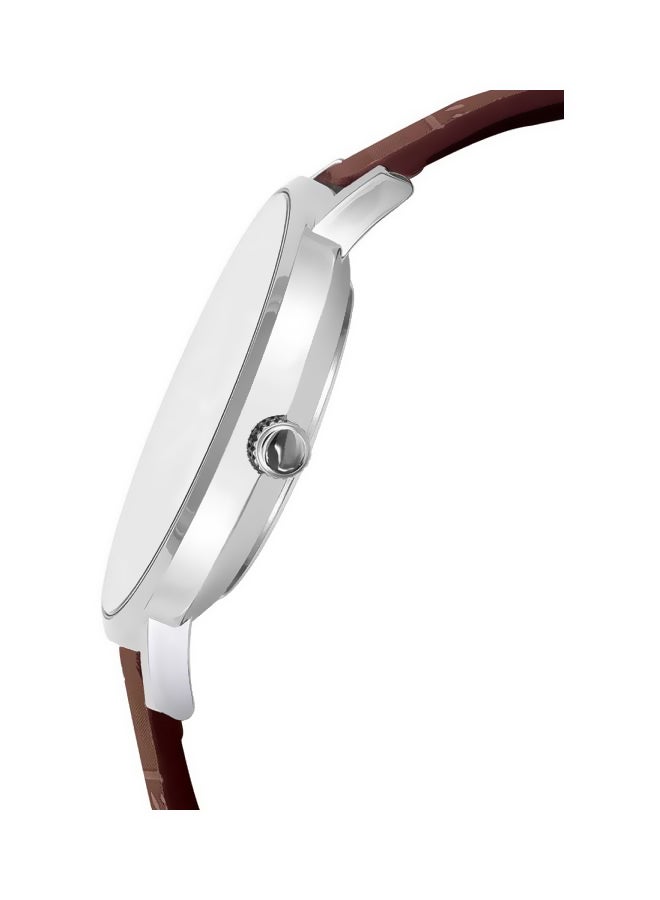 كاسيو ساعة يد بعقارب مقاومة للماء طراز MT- 01L-7B2UDF - 40 مم - بني للرجال - Image 3