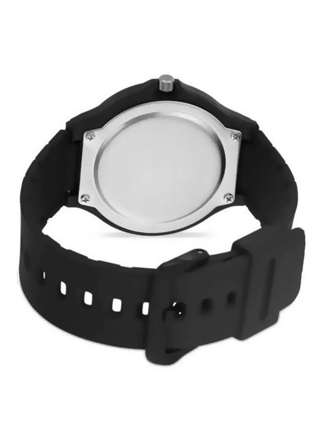 كاسيو ساعة يد بعقارب مقاومة للماء طراز MW-240-1E2VDF - 44 مم - أسود للرجال - Image 2