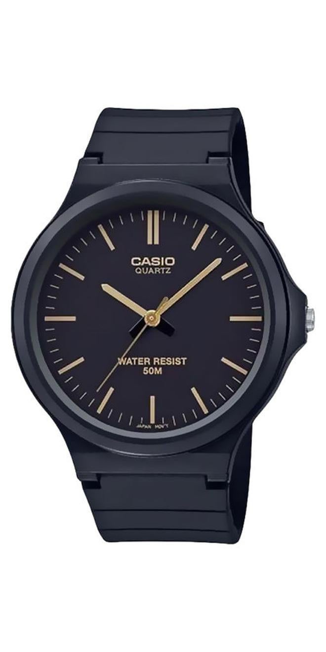 CASIO Men's Water Resistant Analog Watch MW-240-1E2VDF - 44 mm - Black - Image 1