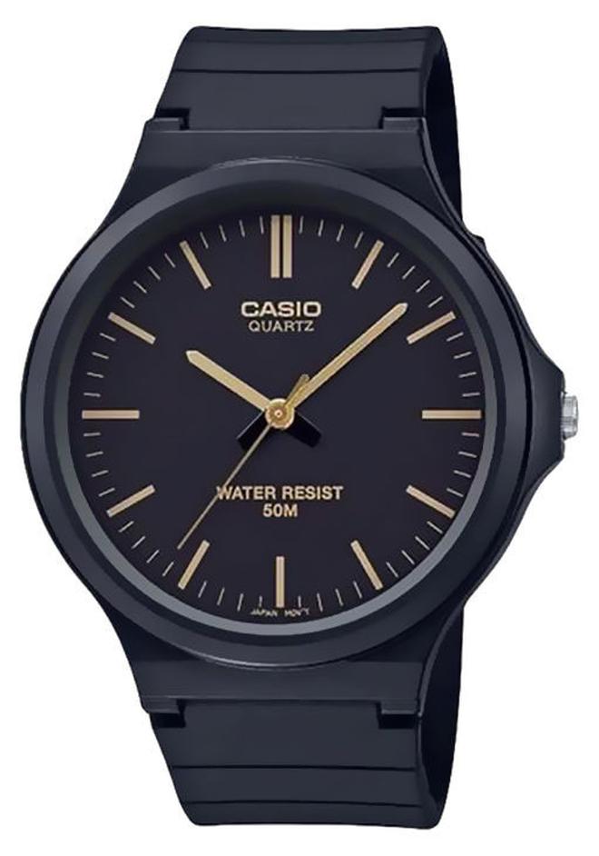CASIO Men's Water Resistant Analog Watch MW-240-1E2VDF - 44 mm - Black - Image 1