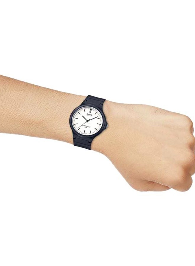 CASIO Men's Youth Water Resistant Analog Watch MW-240-7EVDF - 48 mm - Black - Image 4