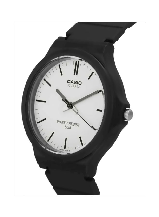 CASIO Men's Youth Water Resistant Analog Watch MW-240-7EVDF - 48 mm - Black - Image 3