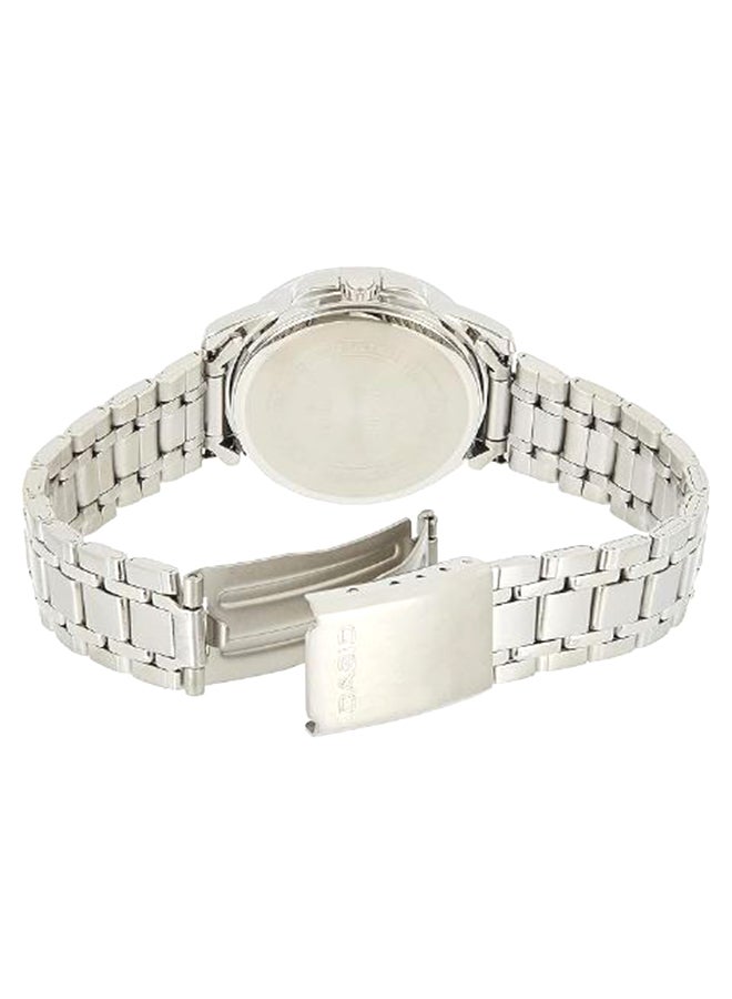 CASIO - Women's Enticer Stainless Steel Analog Watch LTP-1314D-1AVDF - 33 mm - Silver - Image 1