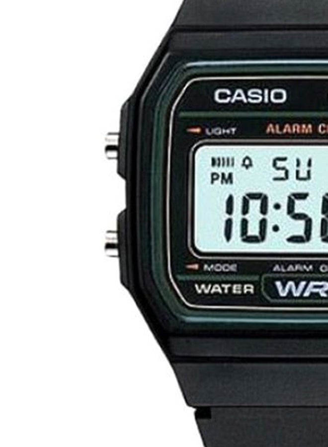 CASIO Men's Water Resistant Digital Watch F-91W-3DG - 37 mm - Black - Image 5