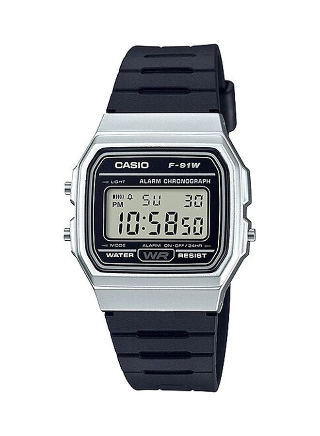 CASIO Men's Youth Series Water Resistant Digital Watch F-91WM-7ADF - 34 mm - Black - Image 1