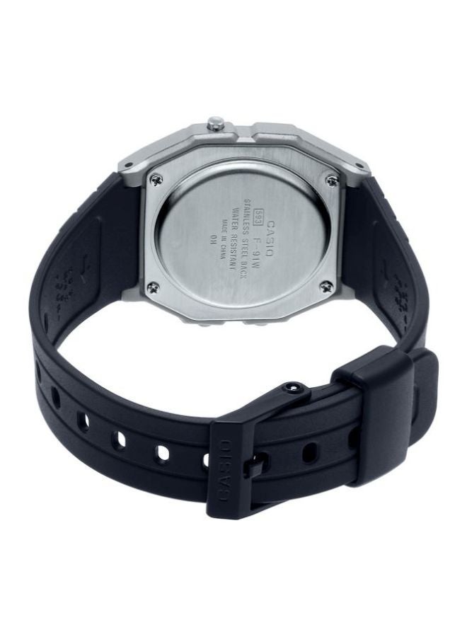 CASIO Men's Youth Series Water Resistant Digital Watch F-91WM-7ADF - 34 mm - Black - Image 2