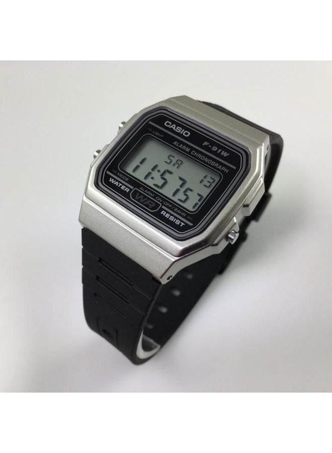 CASIO Men's Youth Series Water Resistant Digital Watch F-91WM-7ADF - 34 mm - Black - Image 5