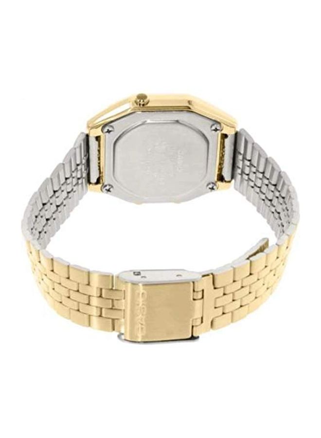 CASIO Women's Water Resistant Digital Watch LA680WGA-9DF - 29 mm - Gold - Image 2