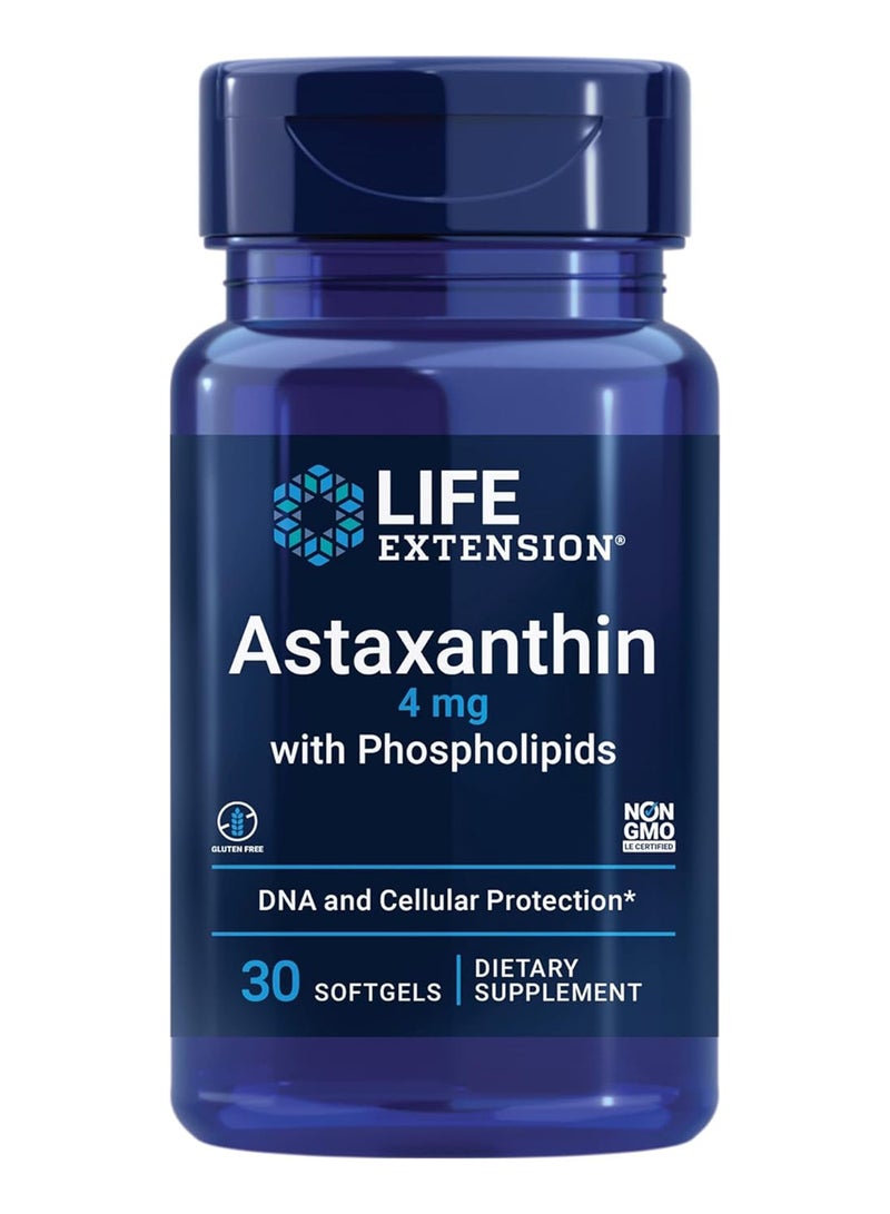 لايف إكستنشن أَستازانتين مكمل غذائي - 30 كبسولة هلامية - Image 1