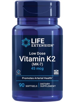 Life Extension Low Dose Vitamin K2 (MK-7) 45 mcg, 90 Softgels  - Image 1