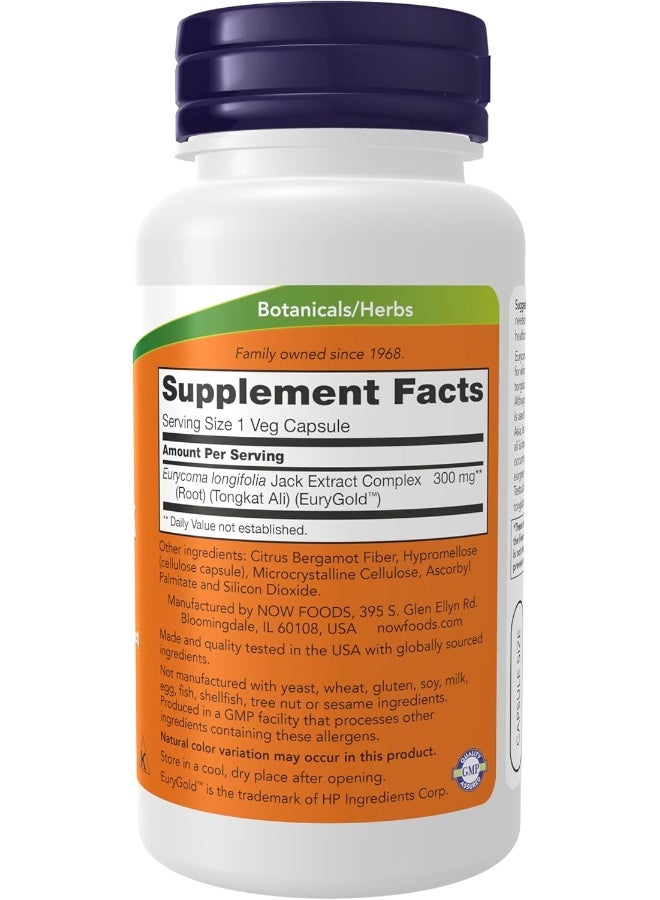 Now Foods TestoJack 300mg Dietary Supplement - 60 Veg Capsules - Image 2