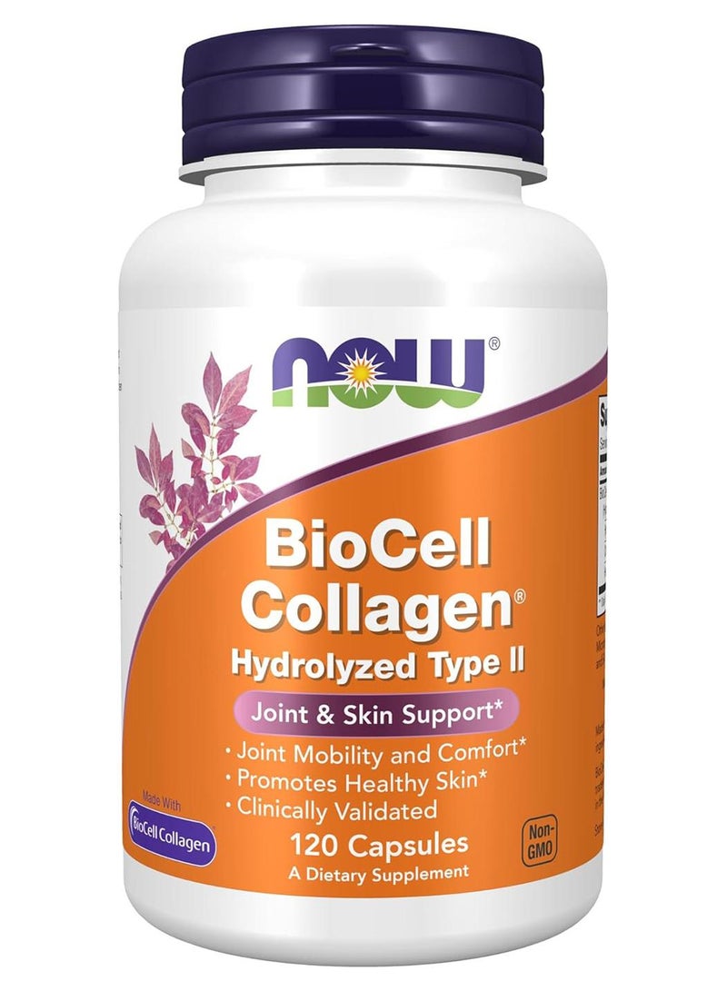 ناو فودز مكمل غذائي بيو سيل كولاجين - 120 كبسولة - Image 1