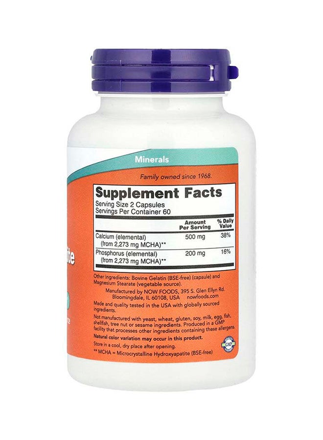 NOW Foods, Calcium Hydroxyapatite Caps, 120 Capsules