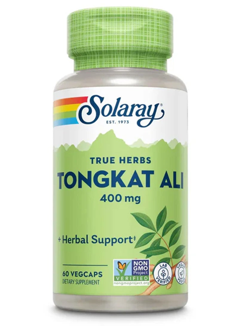 Solaray - Tongkat Ali Herbal Support 400 mg 60 Veg Caps - Image 1