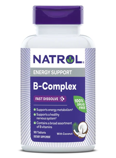 B Complex Energy Support Fast Dissolve Tablets - 90 Tablet