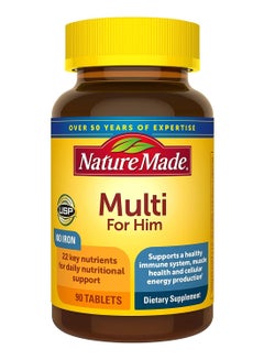 Nature Made Nature Made Men's Multi Dietary Supplement - 90 Tablets  - Image 1