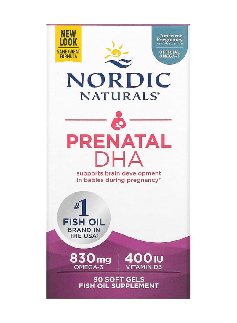 NORDIC NATURALS Prenatal Dha Dietary Supplement - 90 Soft Gels  - Image 1