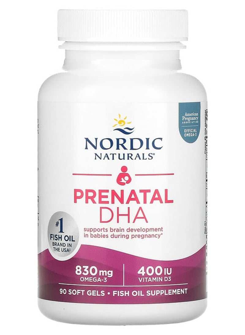 NORDIC NATURALS Prenatal Dha Dietary Supplement - 90 Soft Gels  - Image 3