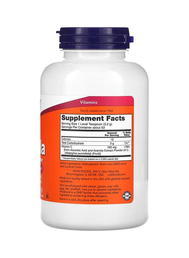 Now Foods - Acerola 4:1 Extract Powder 6 Oz (170 G) - Image 1
