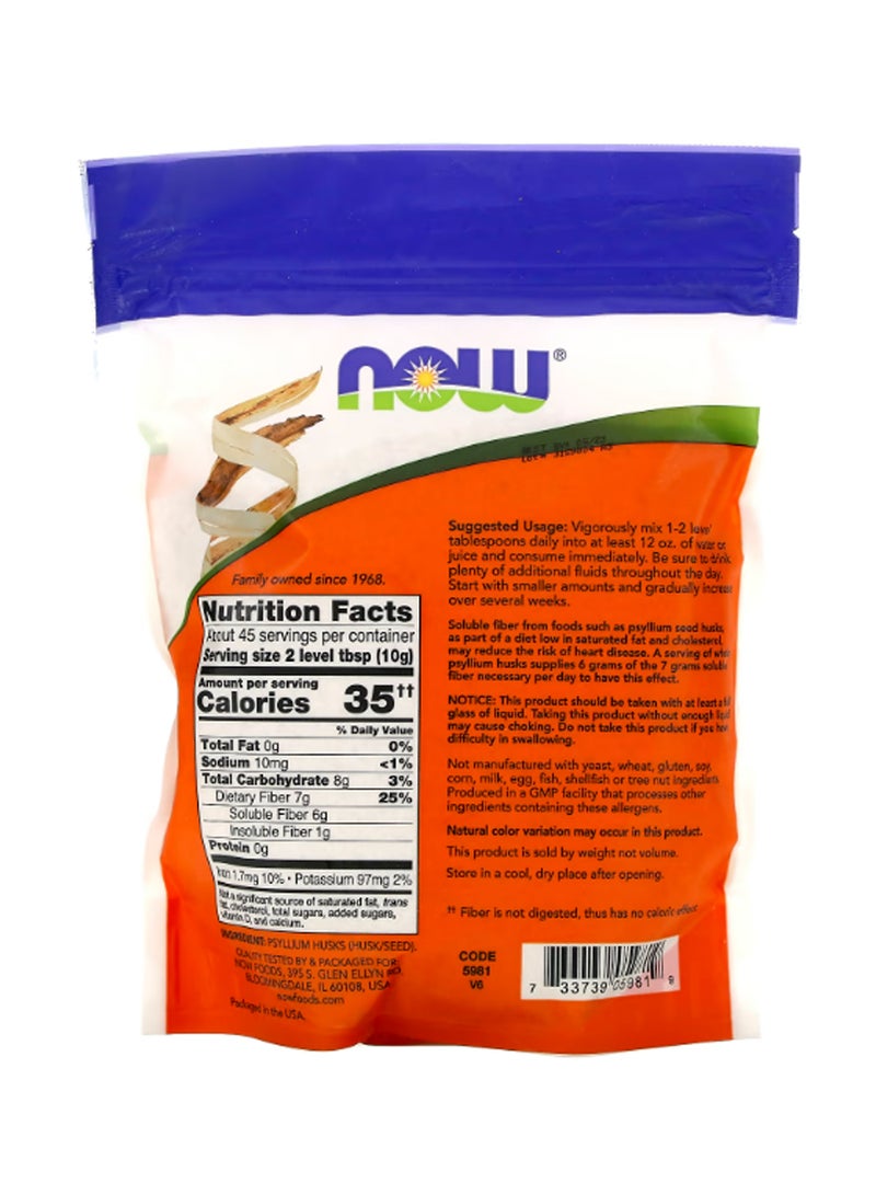 Now Foods - Whole Psyllium Husks, 16 oz (454 g) - Image 1