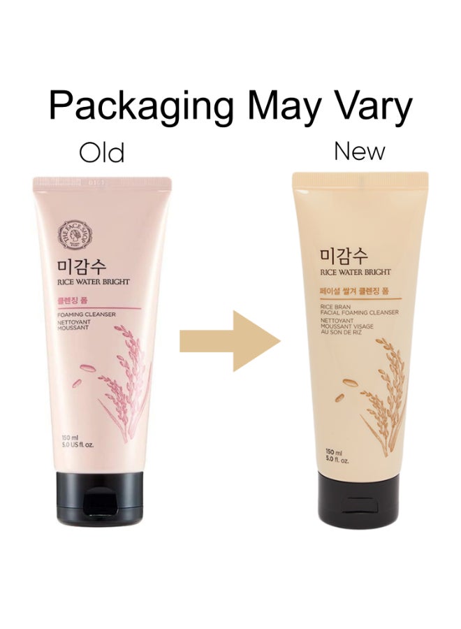 THE FACE SHOP Rice Water Bright Foaming Cleansing Foam - 150Ml 150ml - Image 2