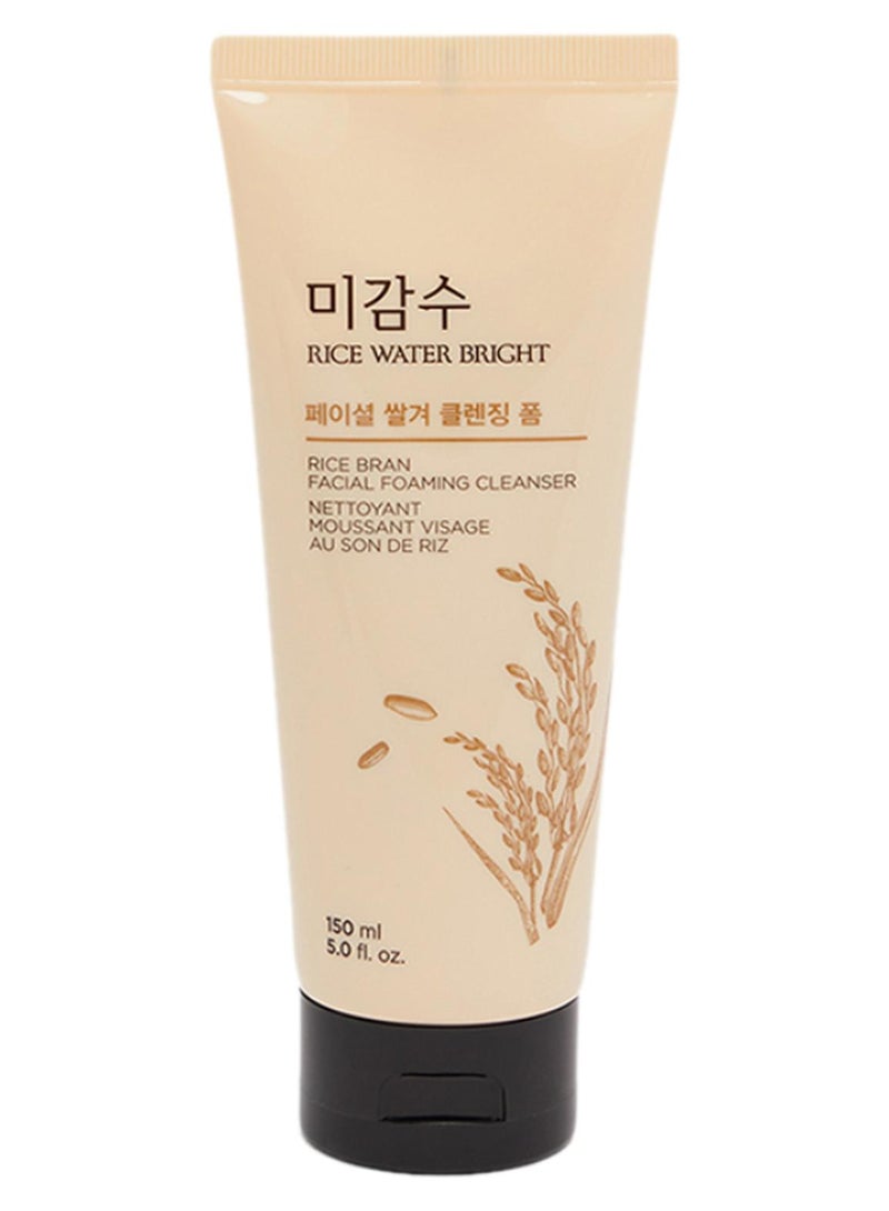 THE FACE SHOP Rice Water Bright Foaming Cleansing Foam - 150Ml 150ml - Image 1
