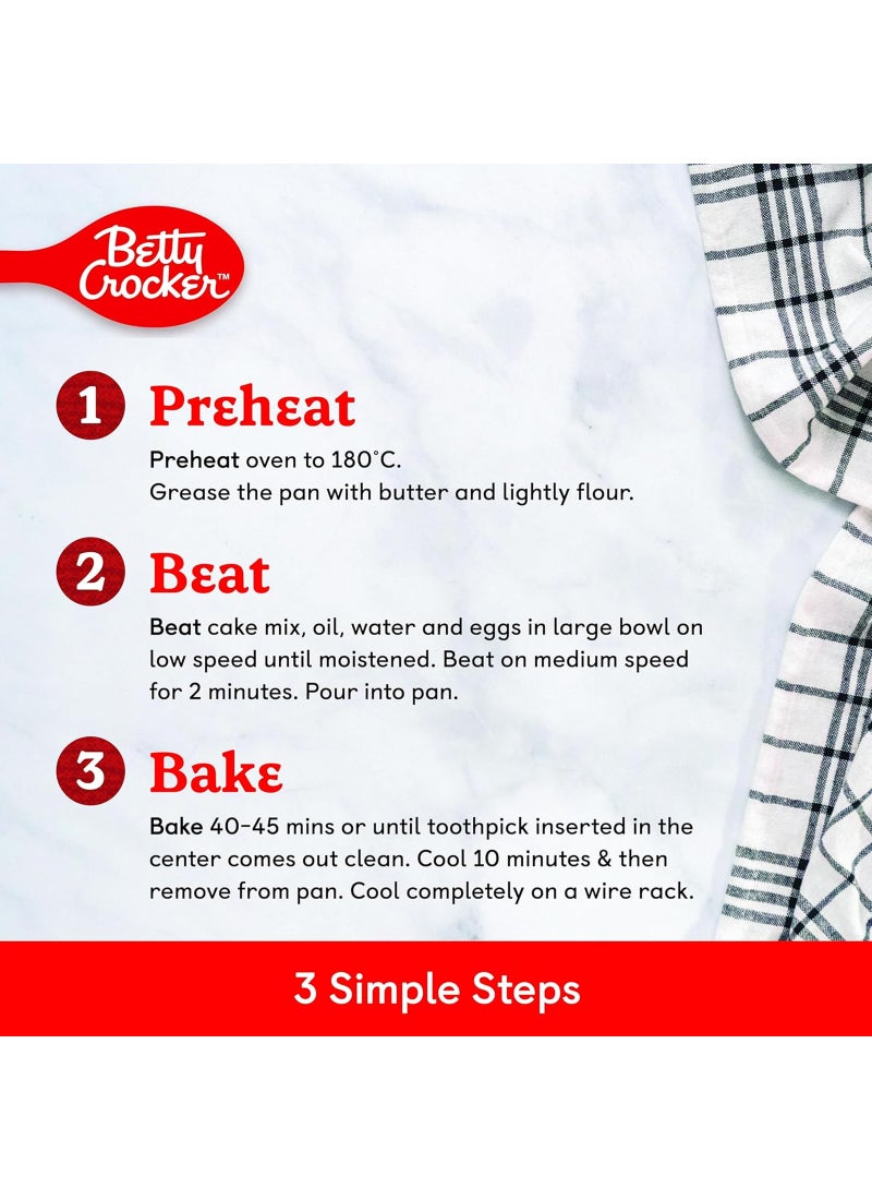 Betty Crocker Dark Chocolate Supermoist Cake Mix  - Image 2