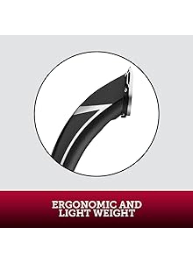 Li+Pro2 Cordless Hair Clipper For Men (Made In Germany) | 160 Minutes Run Time | Led Display With 3-Speed Levels | Stainless Steel Rinseable Blade | Quiet Operation (1888-0151) Brown/Black 270grams