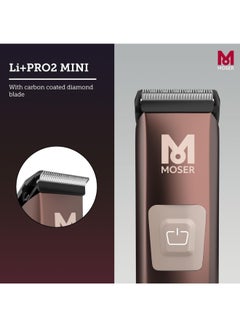 Li+Pro2 Mini Professional Cord/Cordless Electric Hair Trimmer, 80 Min Quick Charge, 120 Minutes Run Time, 3-Speed Levels, Intelligent Push Button With Charging Stand, 1588-0151 Metallic Brown - pnsku/N32448116A/45/_/1708939132/3804eb59-3830-4cd1-8f2b-16167a567046