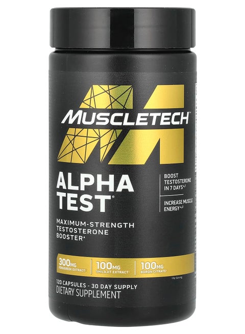 Alpha Test, 120 Capsules