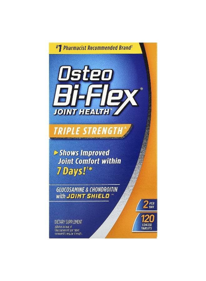 Osteo Bi-Flex Joint Health, Triple Strength, 120 Coated Tablets  - Image 1