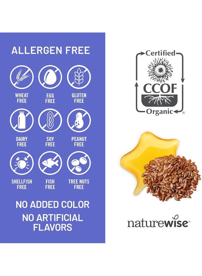 NatureWise Flaxseed Oil, 240 Softgels - Image 4