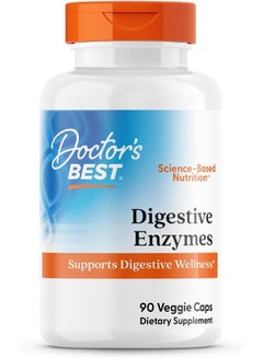 Doctor's BEST Digestive Enzymes 90 Veggie Caps Packaging May Vary  - Image 1